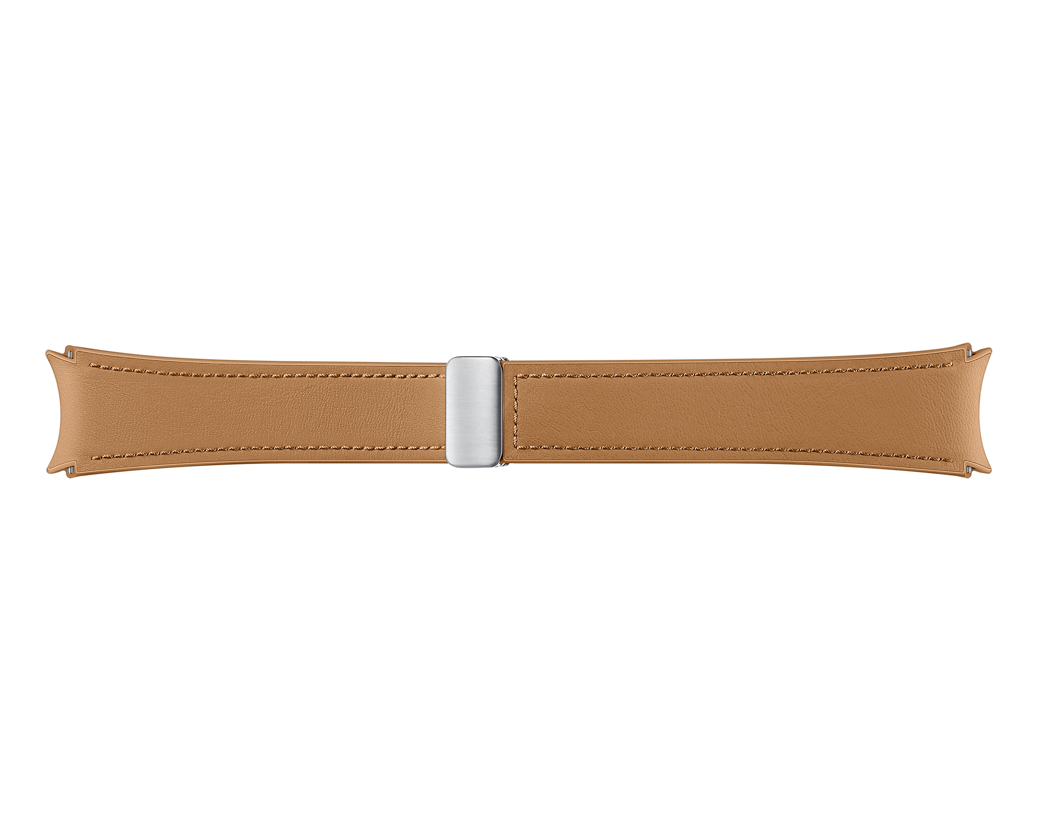 Samsung Galaxy Watch D-Buckle Hybrid Eco-Leather Band For Watch 4, 5, 6, 7 - Samsung Galaxy Watch D-Buckle Hybrid Eco-Leather Band For Watch 4, 5, 6, 7 - Camel Ennap.com