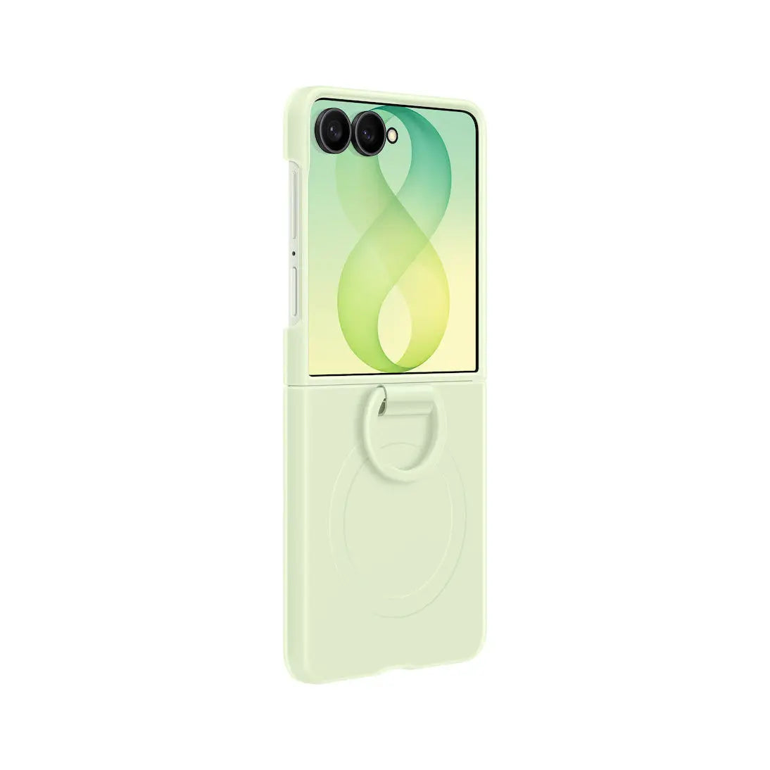 جراب Samsung Galaxy Z Flip8 السيليكون بحلقة إصبع مغناطيسي