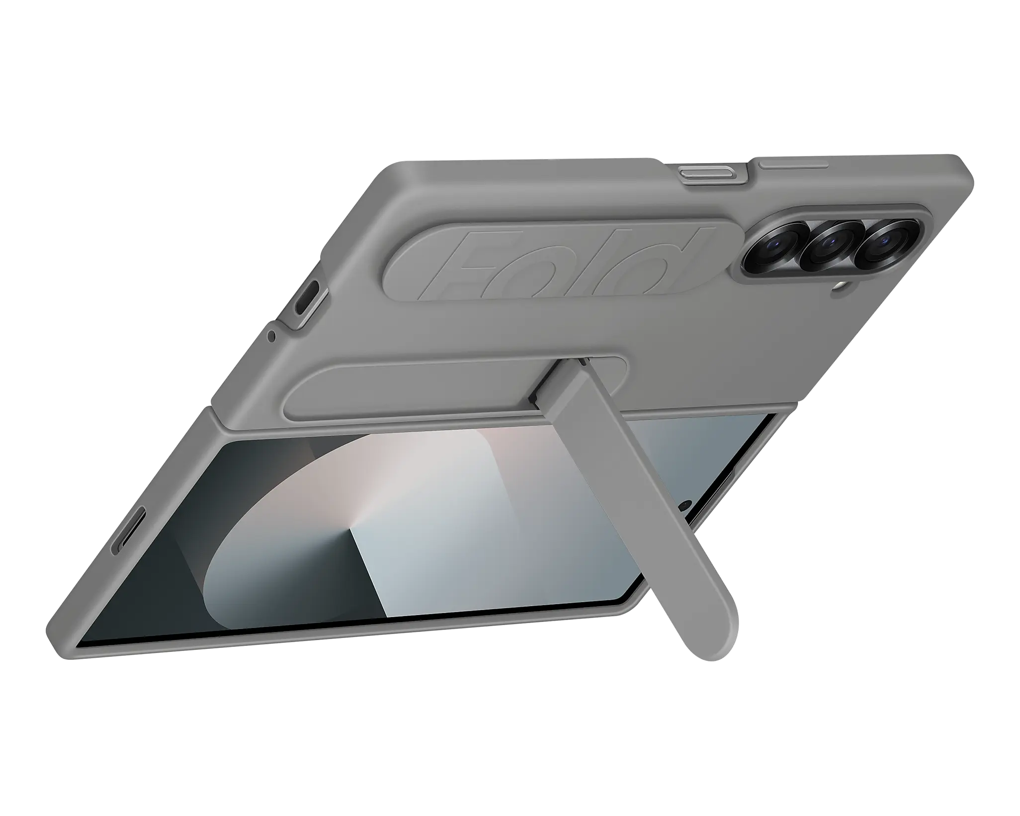 Samsung Galaxy Z Fold 6 Silicone Case-Color: Gray---Ennap.com