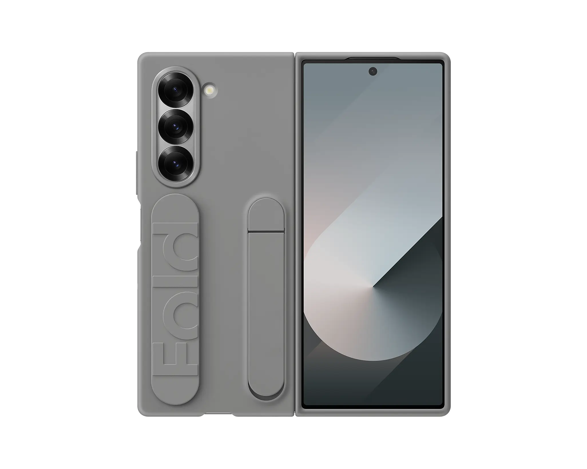 Samsung Galaxy Z Fold 6 Silicone Case-Color: Gray---Ennap.com