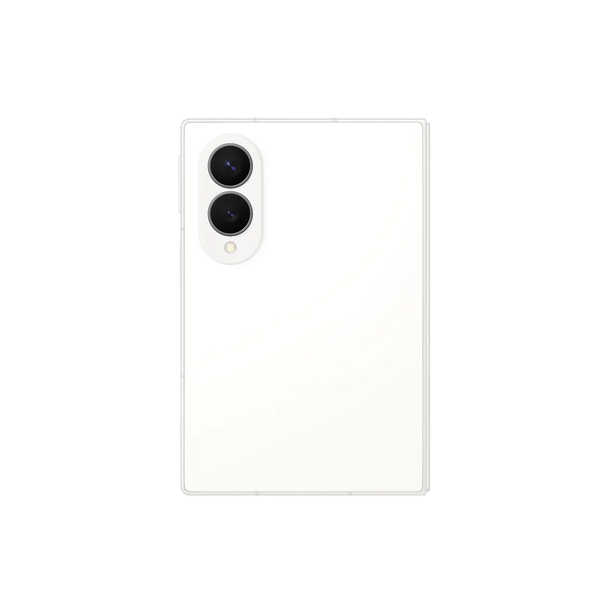 Samsung Galaxy Z Fold 8 5G in Cream folded rear view