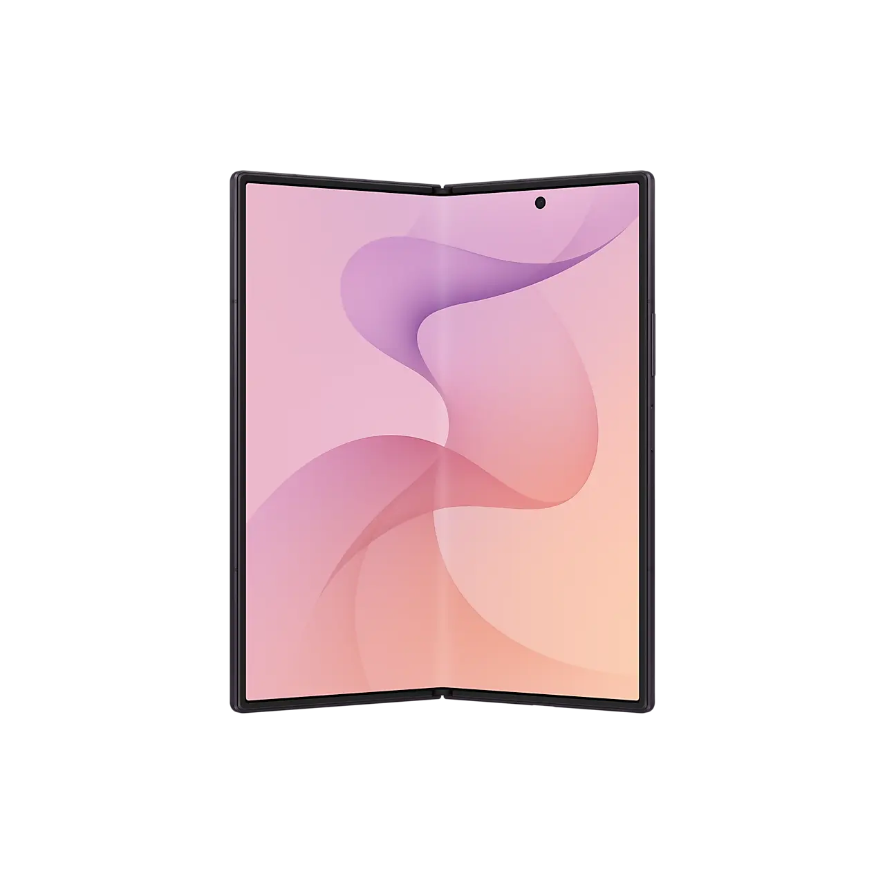 Samsung Galaxy Z Fold 8 Ultra 5G in Violet Shadow unfolded main screen at an angle
