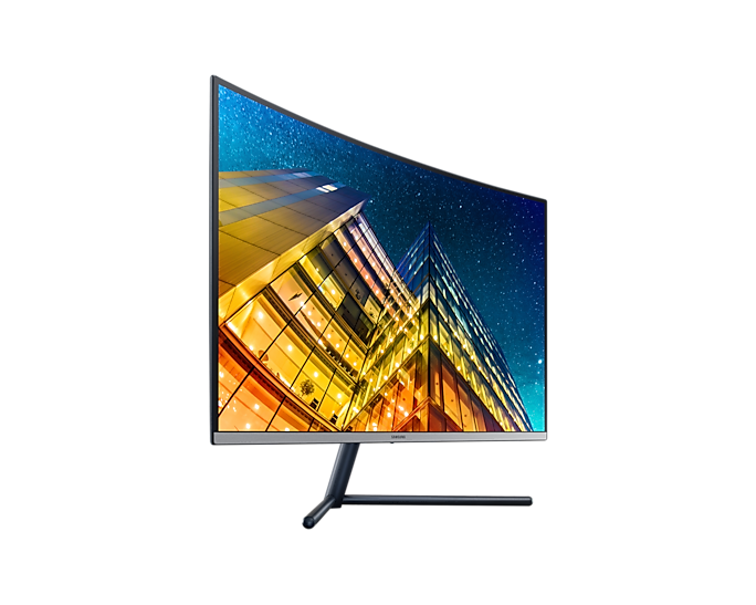 SAMSUNG LU32R590CWMXUE 32-inch UHD Curved Monitor with 1 Billion colors