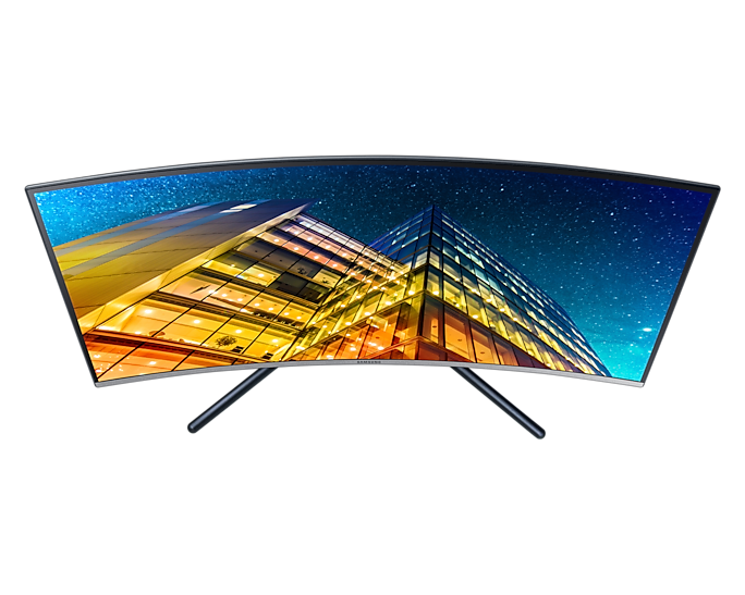 SAMSUNG LU32R590CWMXUE 32-inch UHD Curved Monitor with 1 Billion colors