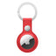 Apple AirTag Leather Key Ring - Apple AirTag Leather Key Ring - Red Ennap.com