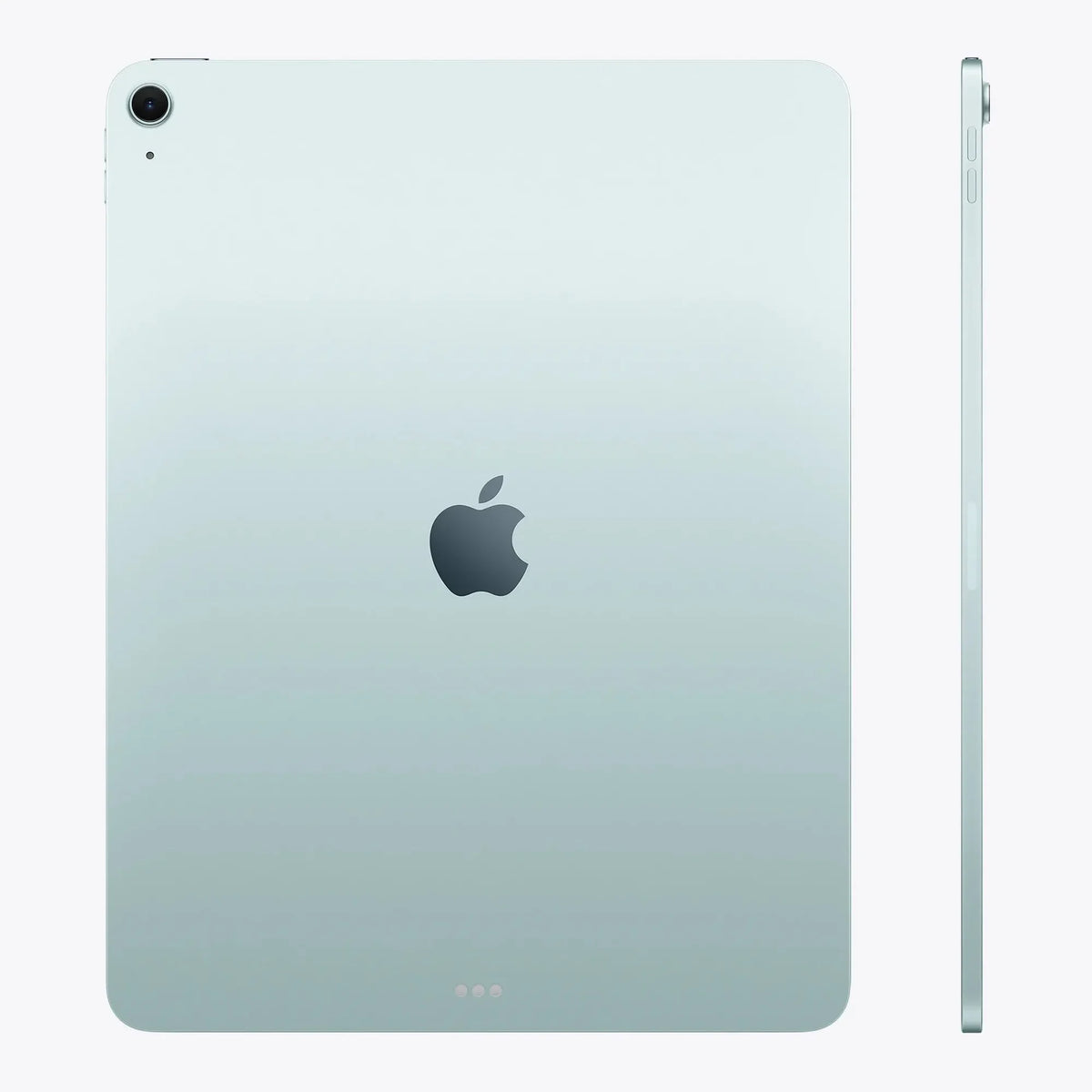 Apple iPad Air M4 13-inch Blue back and side view