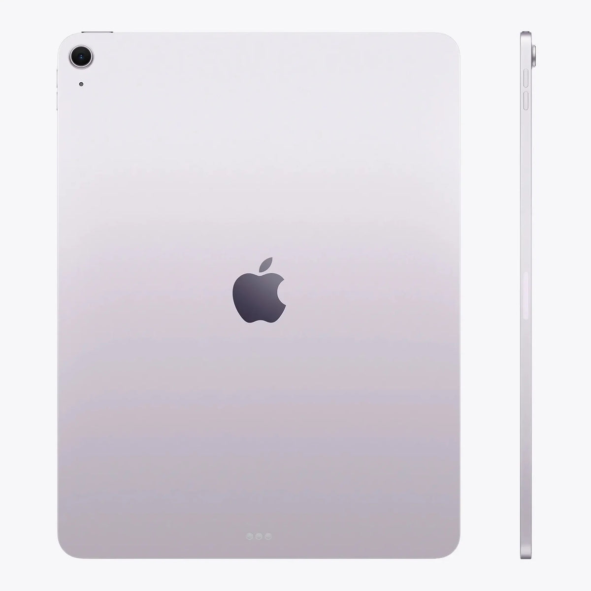 Apple iPad Air M4 13-inch Purple back and side view