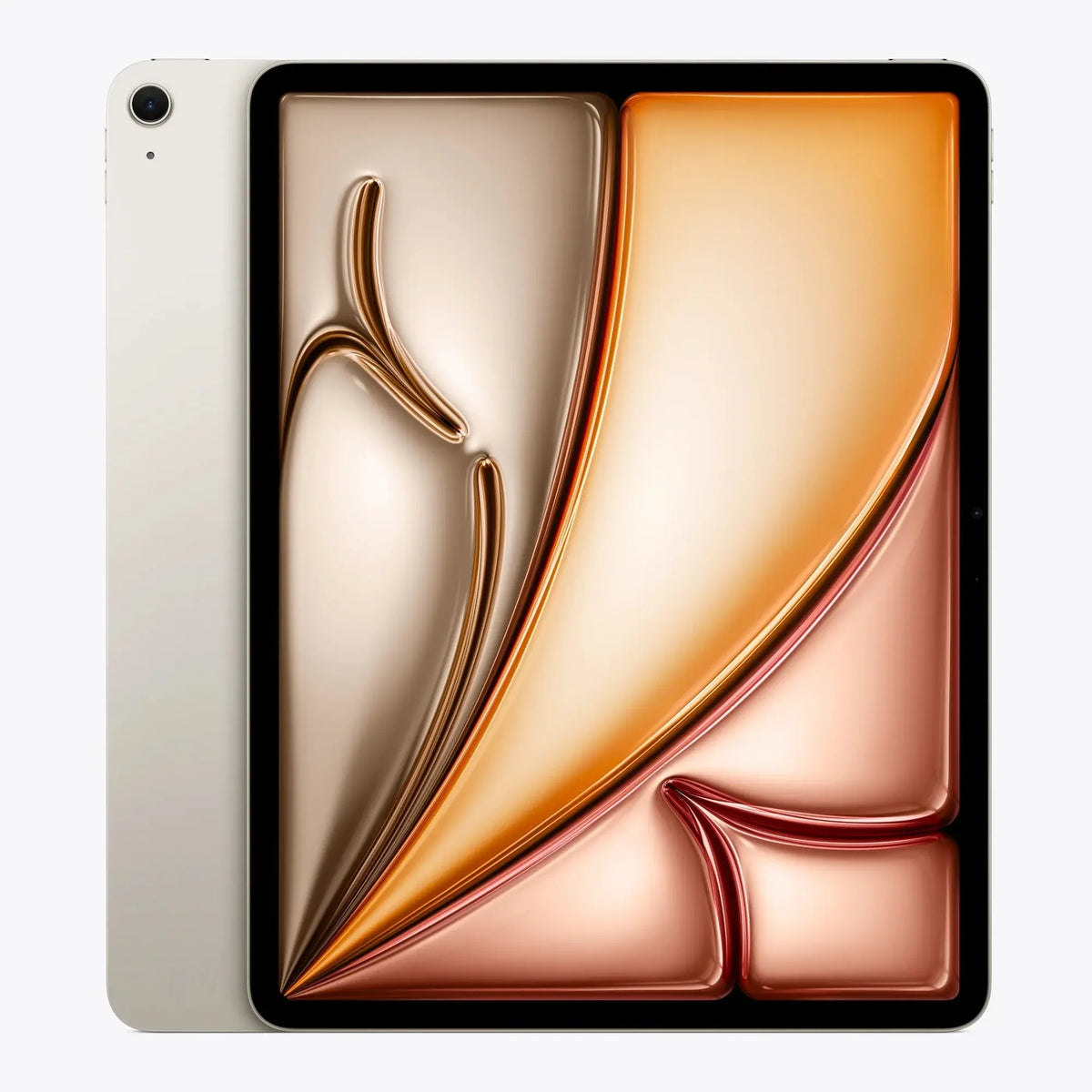 Apple iPad Air M4 13-inch Starlight front view