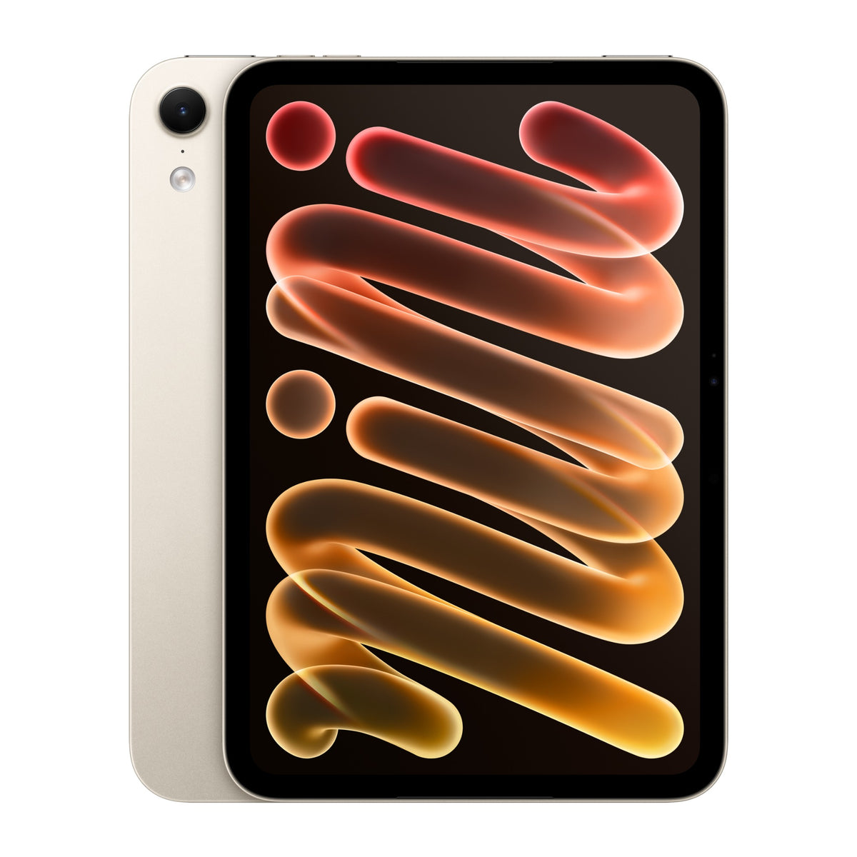 ايباد ميني A20 Pro من ابل نسخة Wi-Fi بلون Starlight من الأمام والخلف