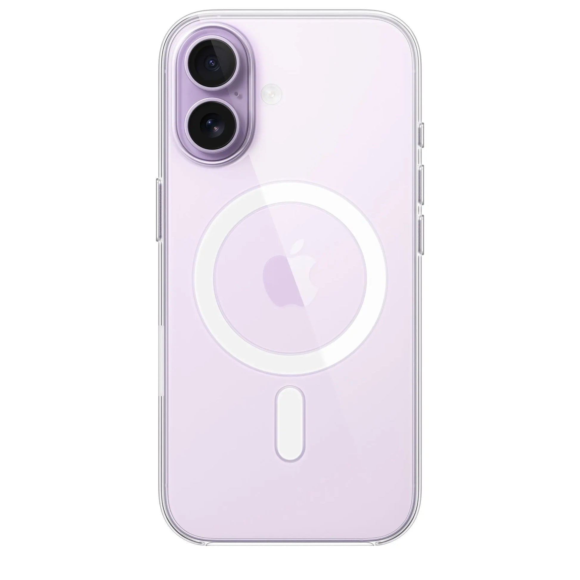 Apple iPhone 17 Clear Case with MagSafe on Lavender iPhone 17