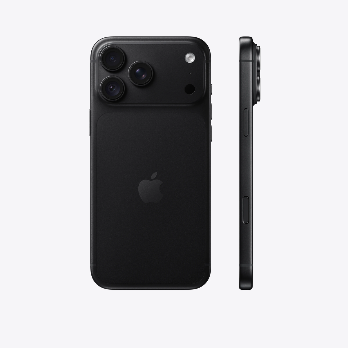 Apple iPhone 18 Pro Max in Black, front and side