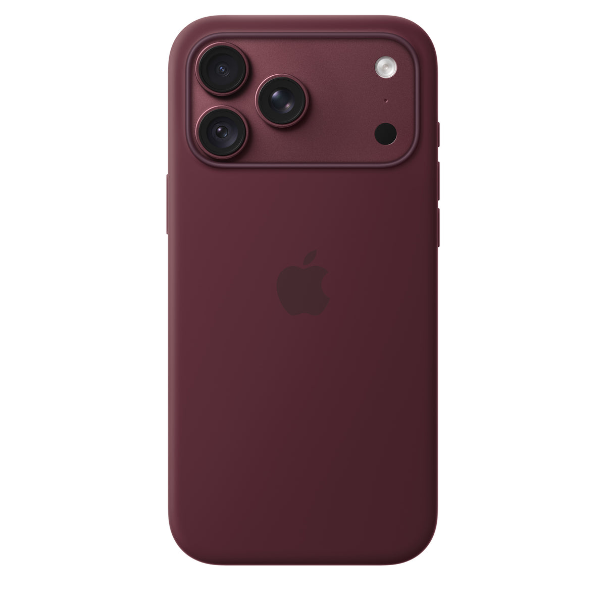 Apple iPhone 18 Pro Max Silicone Case with MagSafe in Burgundy