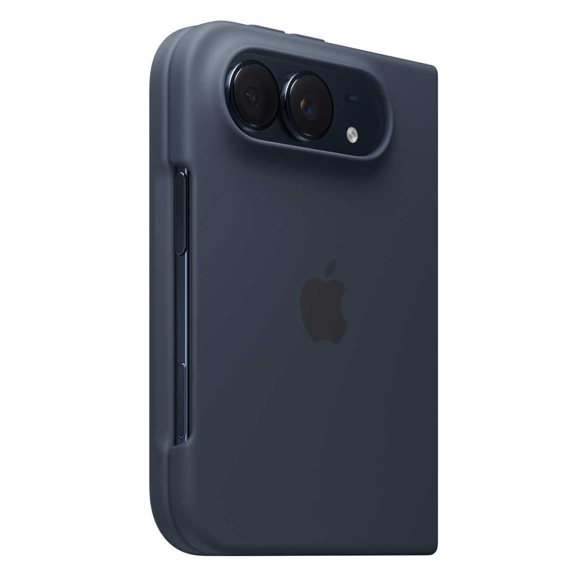 جراب أبل لآيفون iPhone Duo باللون Navy Blue من الخلف