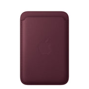 Apple iPhone FineWoven Wallet with MagSafe in Burgundy, front view