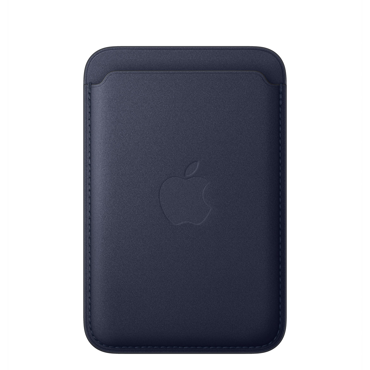 Apple iPhone FineWoven Wallet with MagSafe in Navy, front view