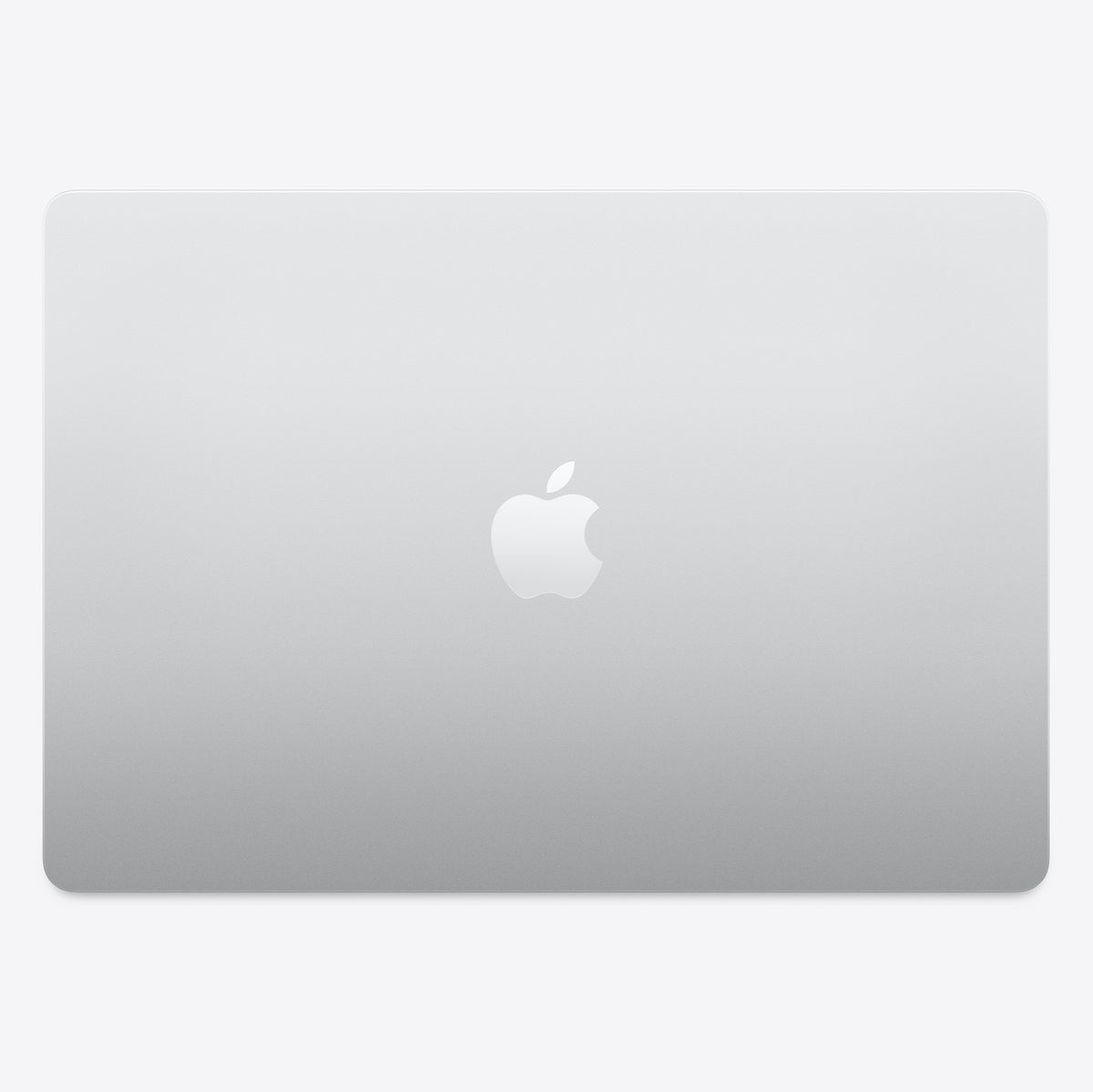 لابتوب Apple MacBook Air مقاس 15 بوصة بشريحة M5 باللون Silver، مغلق ويظهر الغطاء