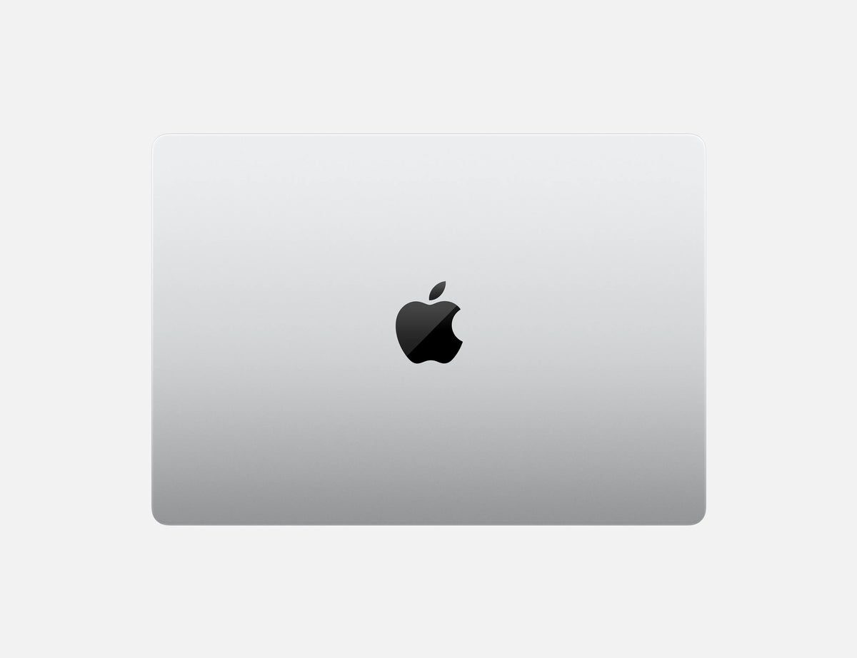 Apple MacBook Pro 14-inch M4 in Silver, closed, lid view
