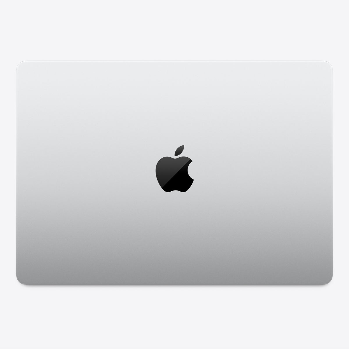 Apple MacBook Pro 14-inch M6 in Silver, closed, lid view