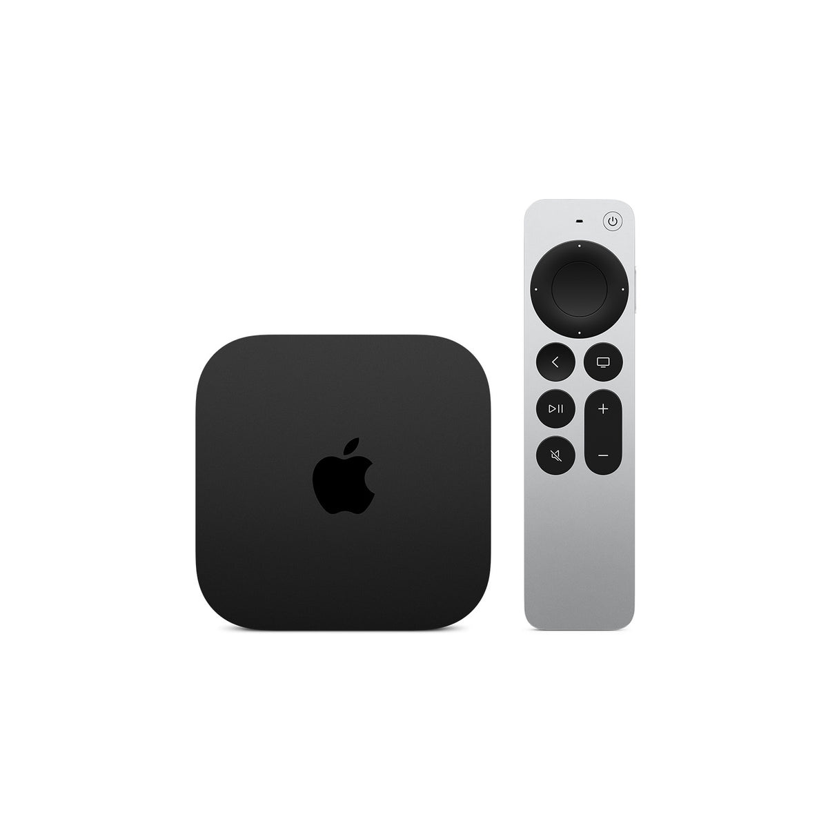جهاز ابل تي في Apple TV 4K الجيل الرابع مع ريموت Siri Remote الجيل الرابع، منظر أمامي