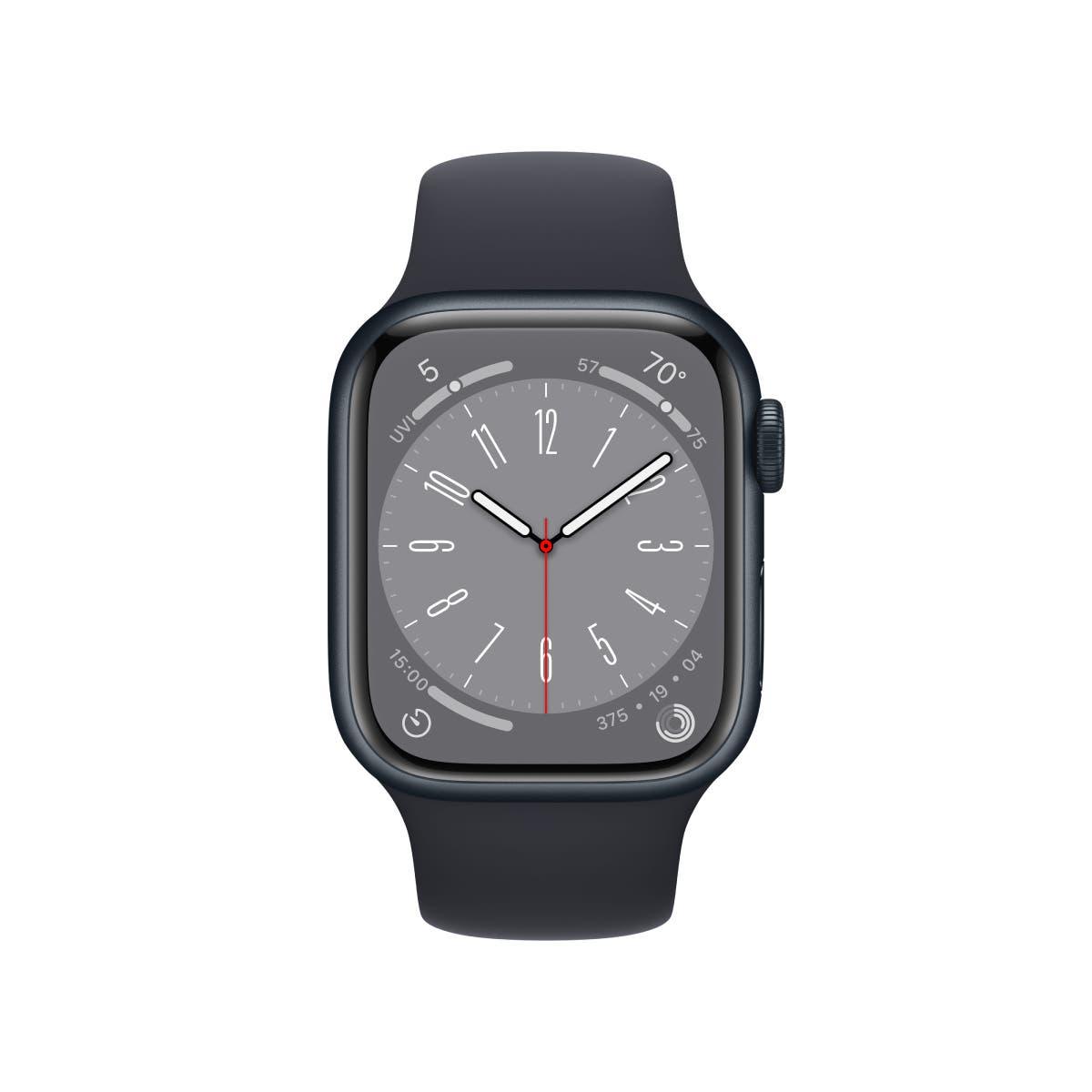 Apple Watch Series 8 Aluminum Case with Sport Band - Apple Watch Series 8 Aluminum Case with Sport Band - 45mm / Red Ennap.com