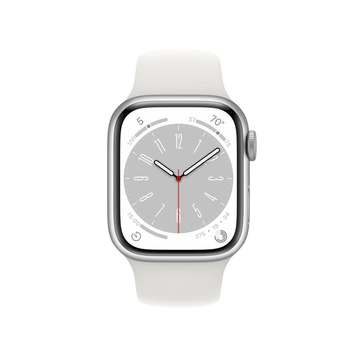 Apple Watch Series 8 Aluminum Case with Sport Band - Apple Watch Series 8 Aluminum Case with Sport Band - 45mm / Red Ennap.com