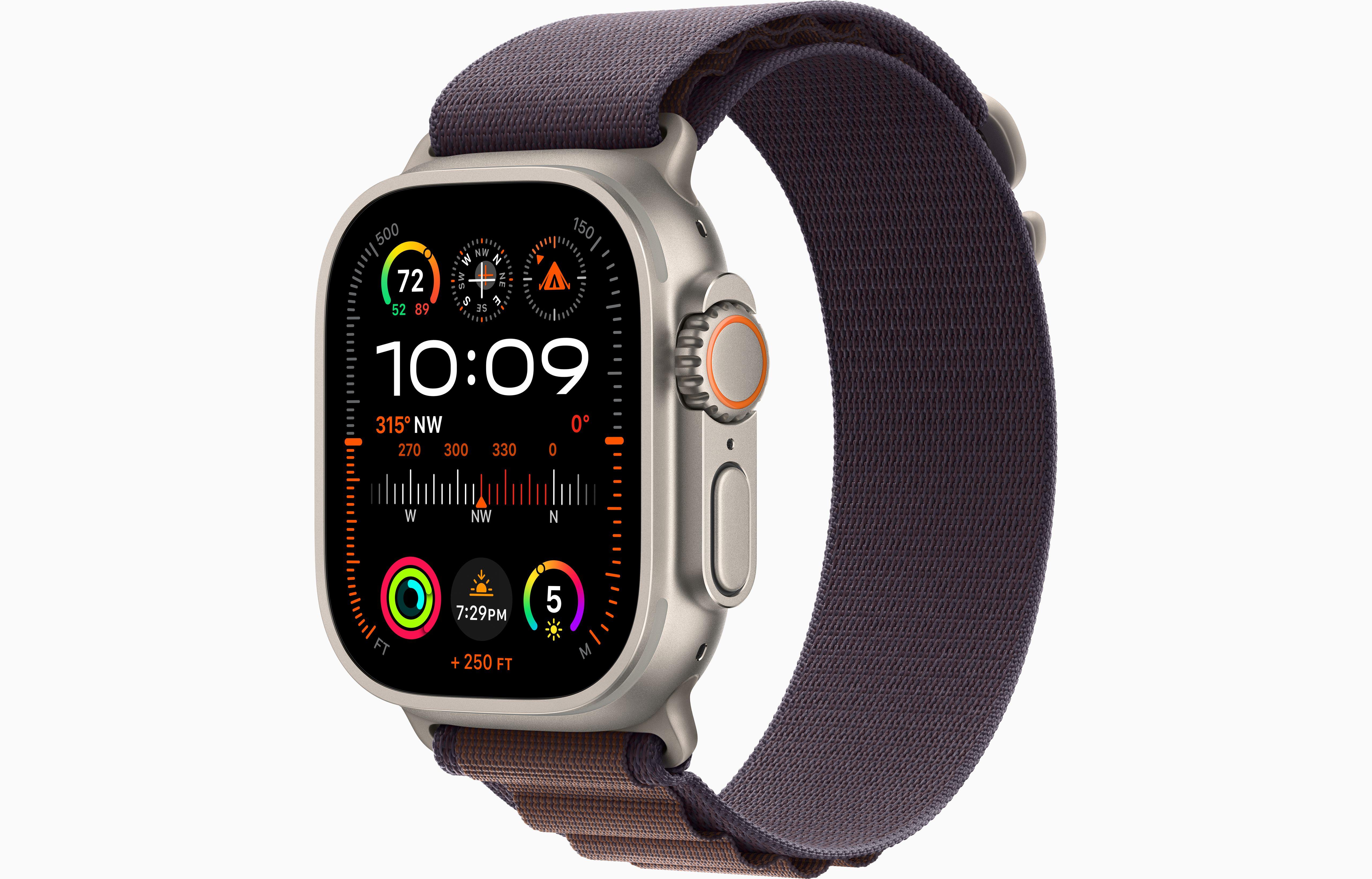 Apple Watch Ultra 2 Titanium Case With Alpine Loop Band - Apple Watch Ultra 2 Titanium Case With Alpine Loop Band - Indigo / 49mm / GPS + Cellular Ennap.com