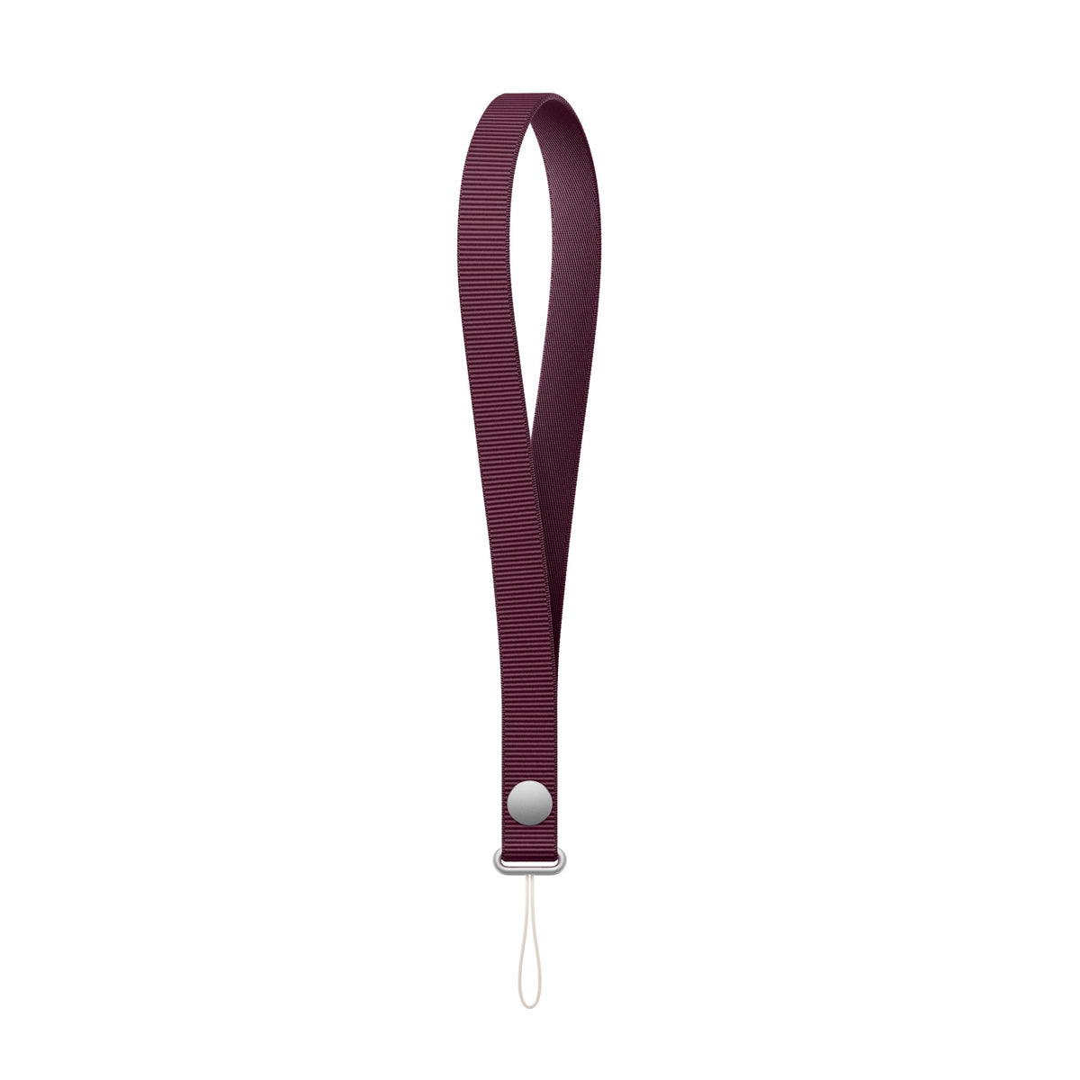 Apple Wrist Strap in Burgundy with its connector loop
