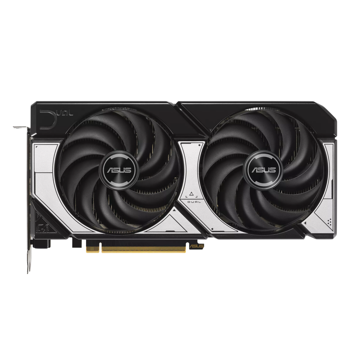 منظر أمامي لمبرّد كارت ASUS Dual GeForce RTX 5070 OC Edition 12GB GDDR7 بمروحتين