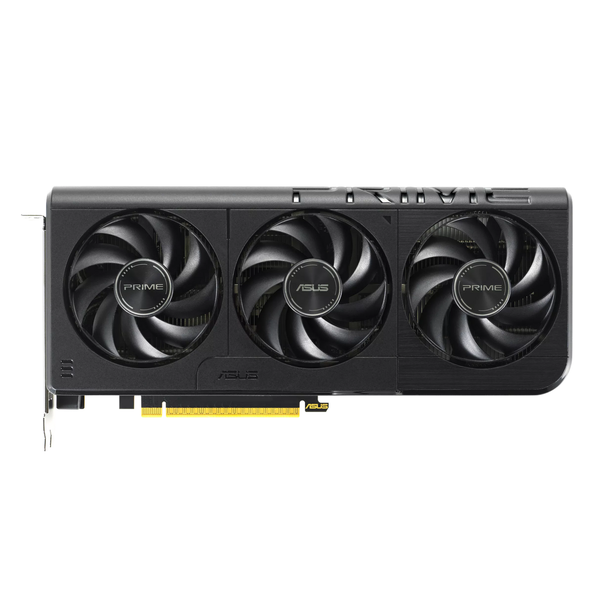 منظر أمامي لمبرّد كارت ASUS Prime GeForce RTX 5050 OC Edition 8GB GDDR6 بثلاث مراوح