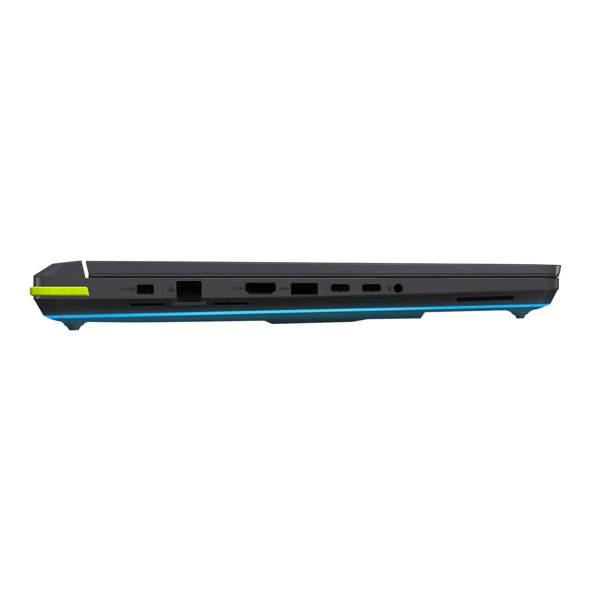 منظر جانبي لـASUS ROG Strix G16 من الجهة الأخرى