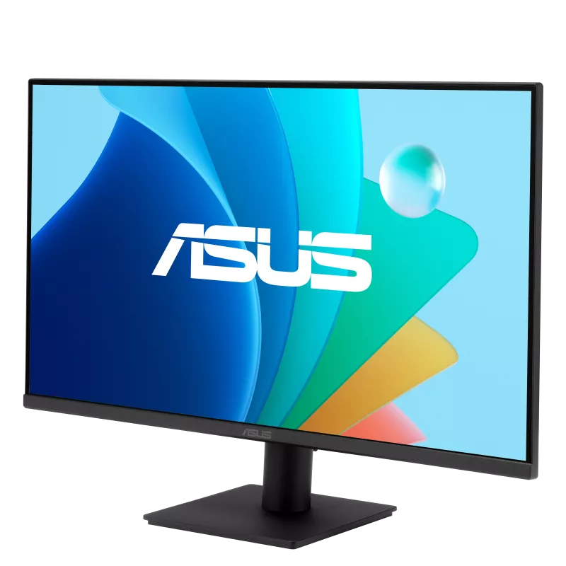 ASUS VA249HG Eye Care Gaming Monitor front view angled from the left