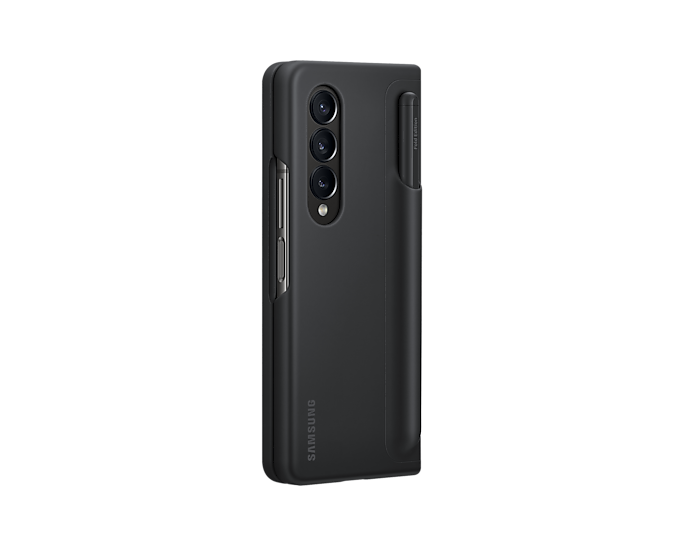 Samsung Galaxy Z Fold 4 Standing Cover with Pen - Samsung Galaxy Z Fold 4 Standing Cover with Pen - Black Ennap.com