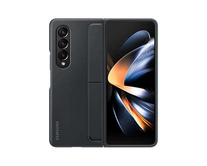 Samsung Galaxy Z Fold 4 Standing Cover with Pen - Samsung Galaxy Z Fold 4 Standing Cover with Pen - Black Ennap.com