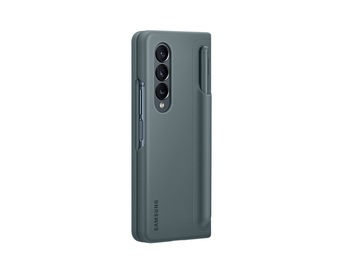 Samsung Galaxy Z Fold 4 Standing Cover with Pen - Samsung Galaxy Z Fold 4 Standing Cover with Pen - Black Ennap.com