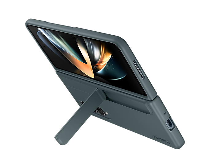 Samsung Galaxy Z Fold 4 Standing Cover with Pen - Samsung Galaxy Z Fold 4 Standing Cover with Pen - Black Ennap.com