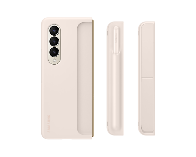 Samsung Galaxy Z Fold 4 Standing Cover with Pen - Samsung Galaxy Z Fold 4 Standing Cover with Pen - Black Ennap.com