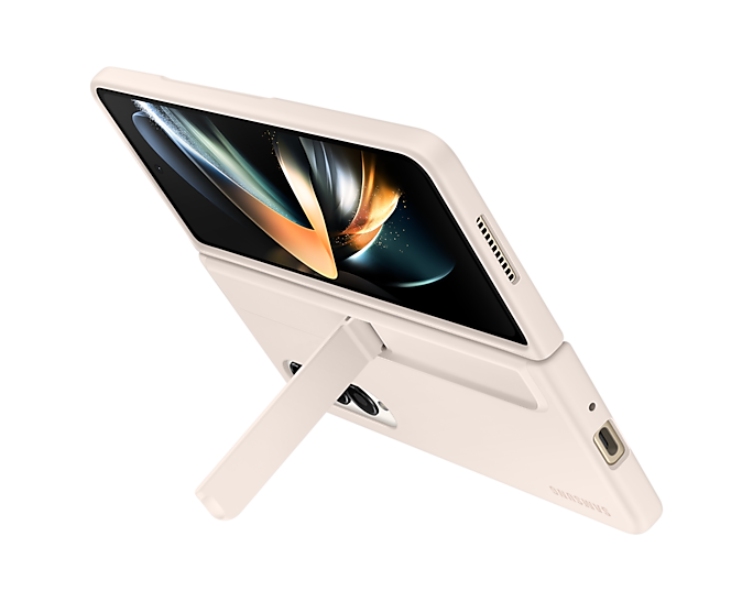 Samsung Galaxy Z Fold 4 Standing Cover with Pen - Samsung Galaxy Z Fold 4 Standing Cover with Pen - Black Ennap.com