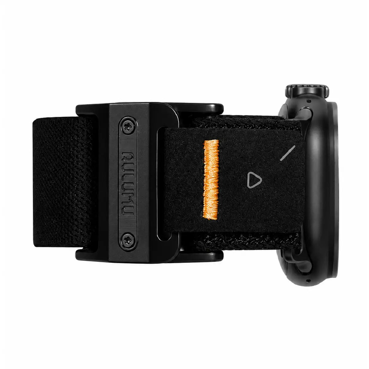 Aulumu A11 Mag Buckle Slim Band Black Magnetic Buckle Close Up