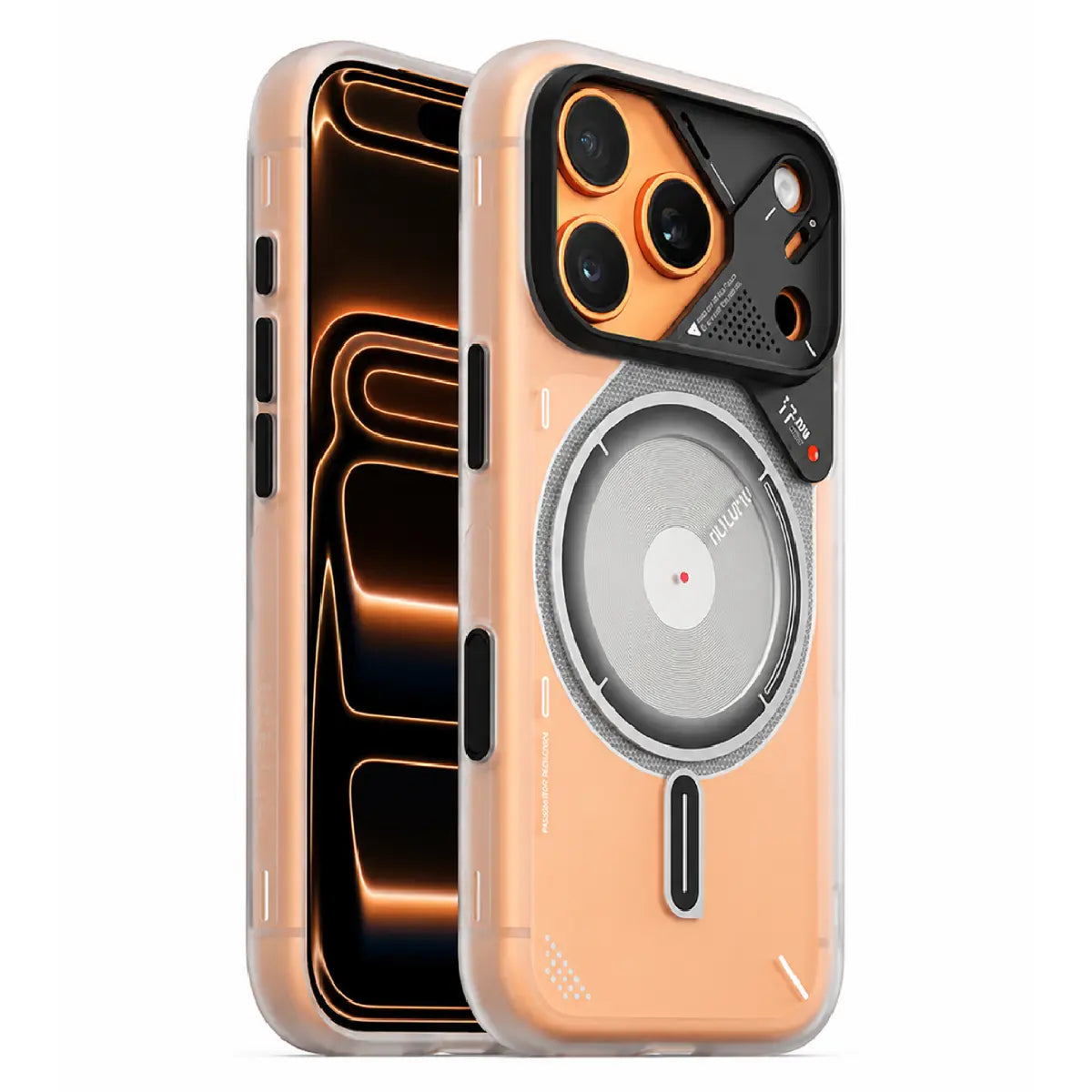 Aulumu A17 Frosted Glow Case iPhone 17 Pro Clear