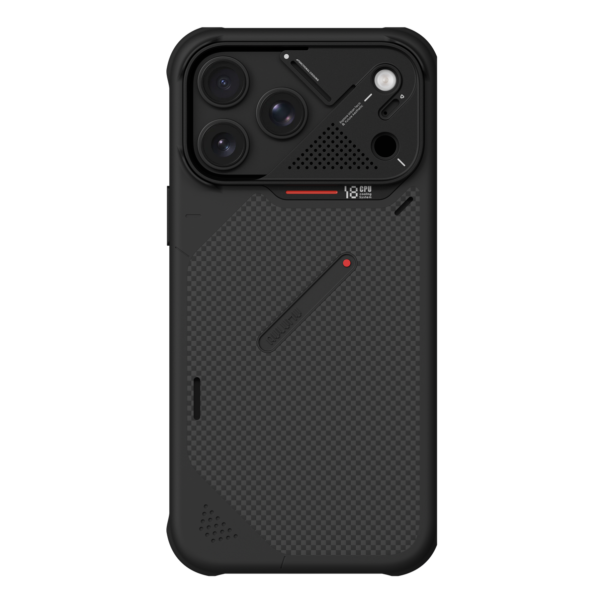 Aulumu A18 Armor Shockproof Aramid Fiber Case iPhone 18 Pro Max Black