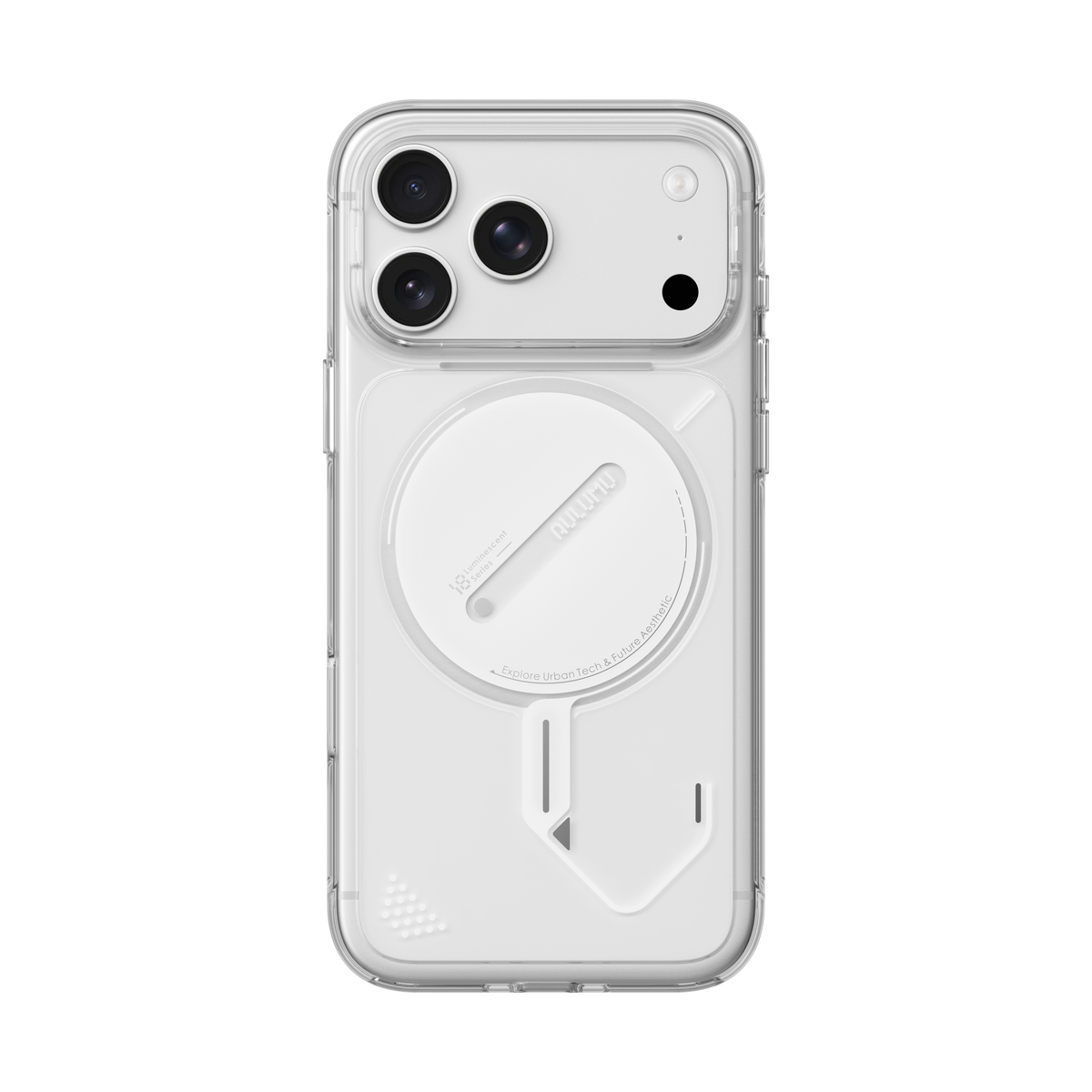 Aulumu A18 Ghost Lumen Transparent Case iPhone 18 Pro Max Transparent