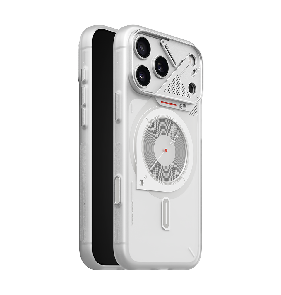جراب Aulumu A18 Hyper Frosted لون Clear من الجانب
