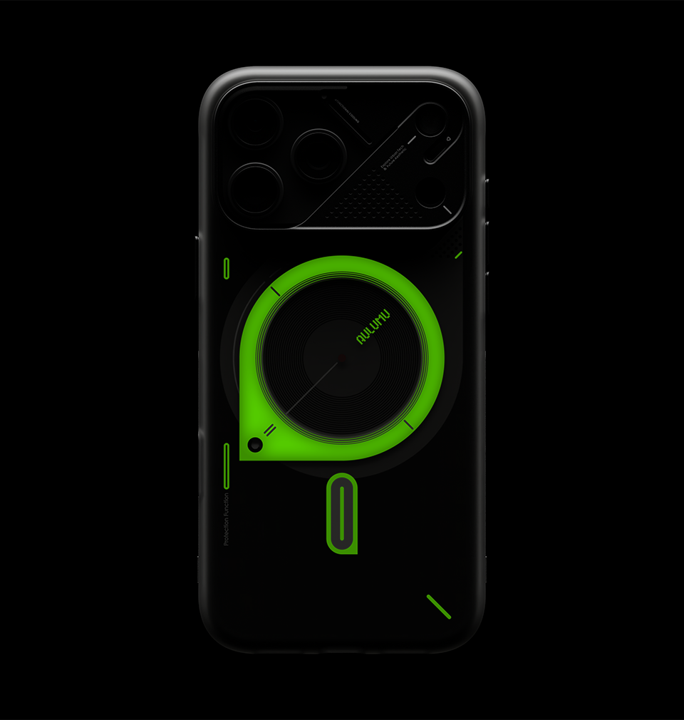 جراب Aulumu A18 Hyper Frosted يضيء في الظلام