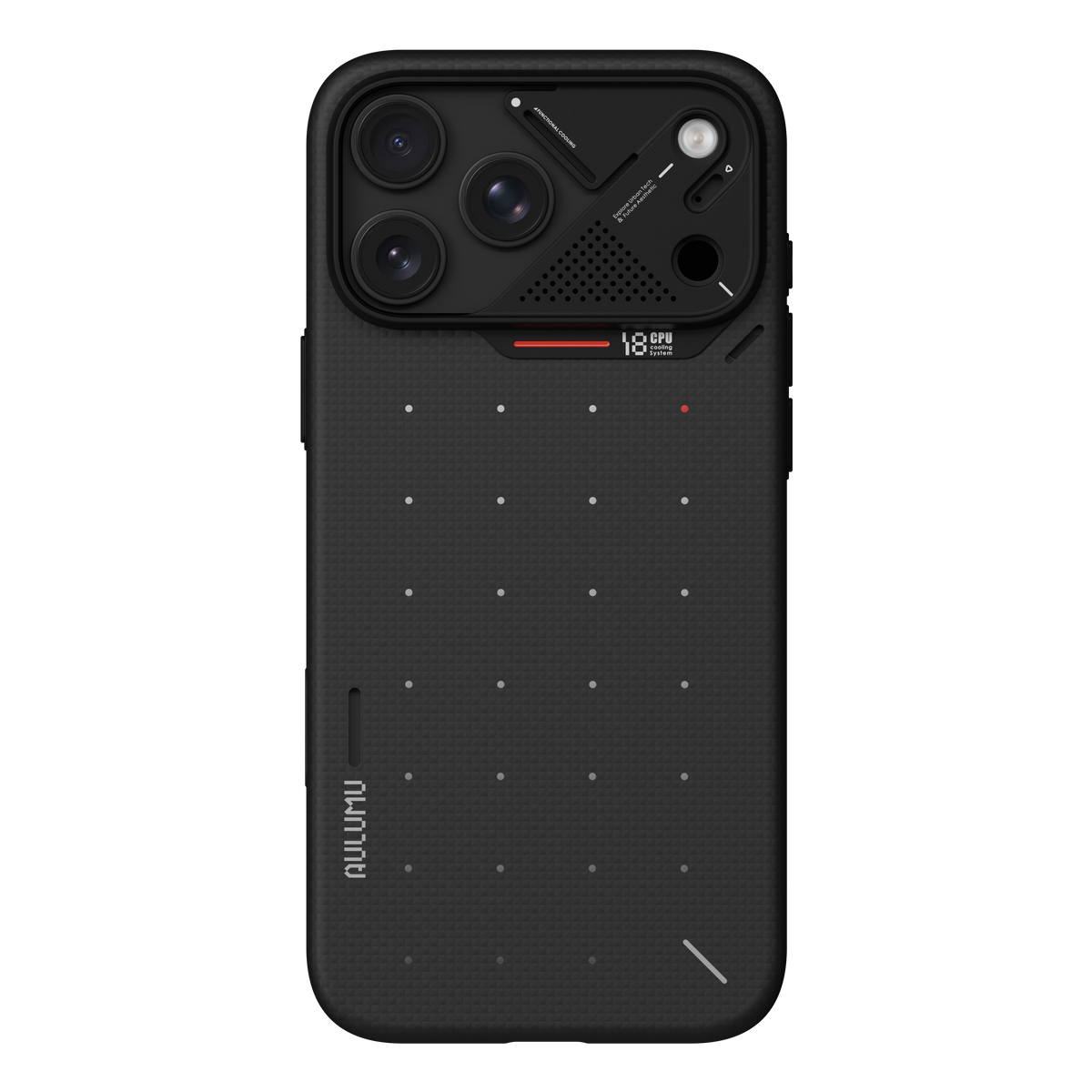 Aulumu A18 Ultra Slim Particle Aramid Fiber Case iPhone 18 Pro Max Black