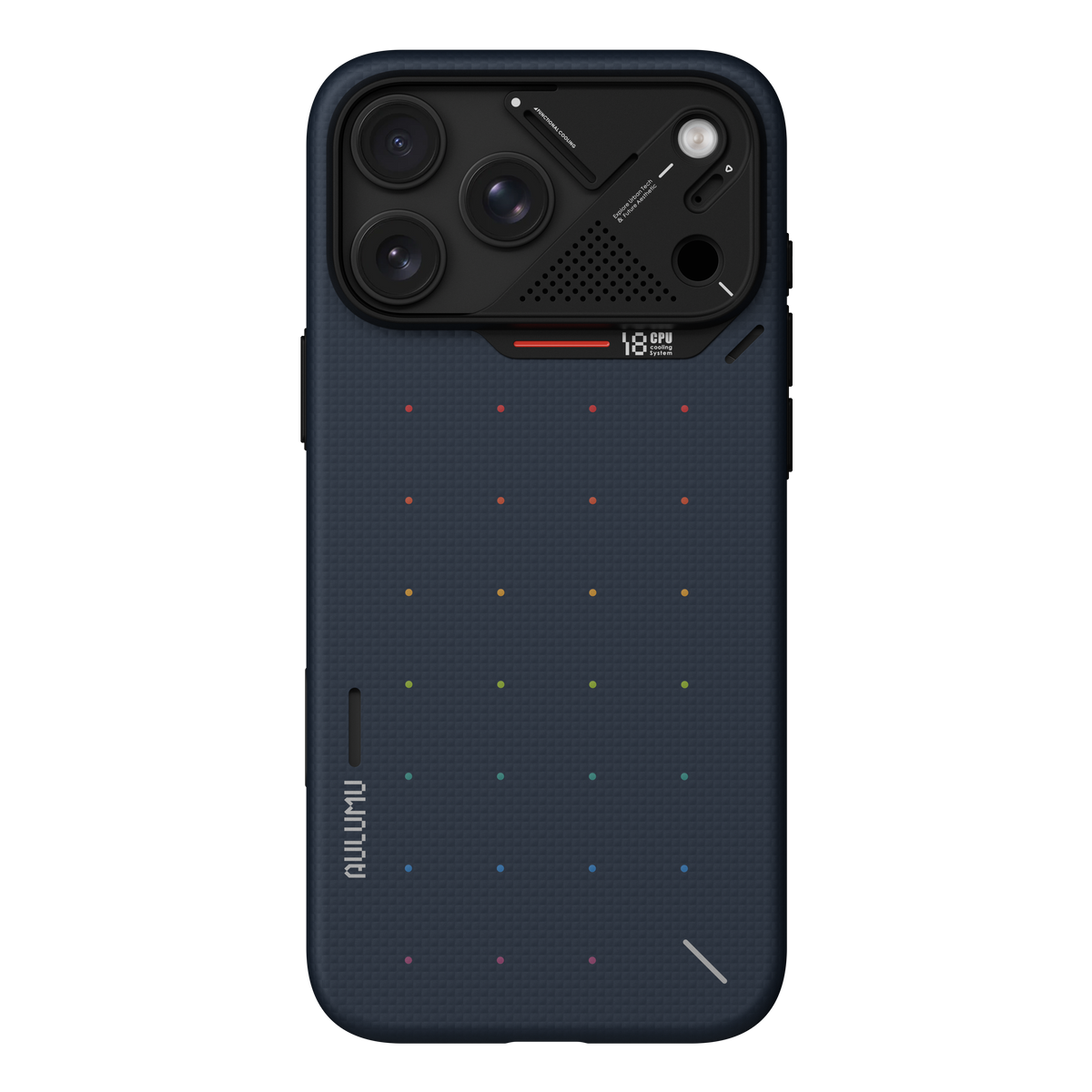 Aulumu A18 Ultra Slim Particle Aramid Fiber Case iPhone 18 Pro Max Blue