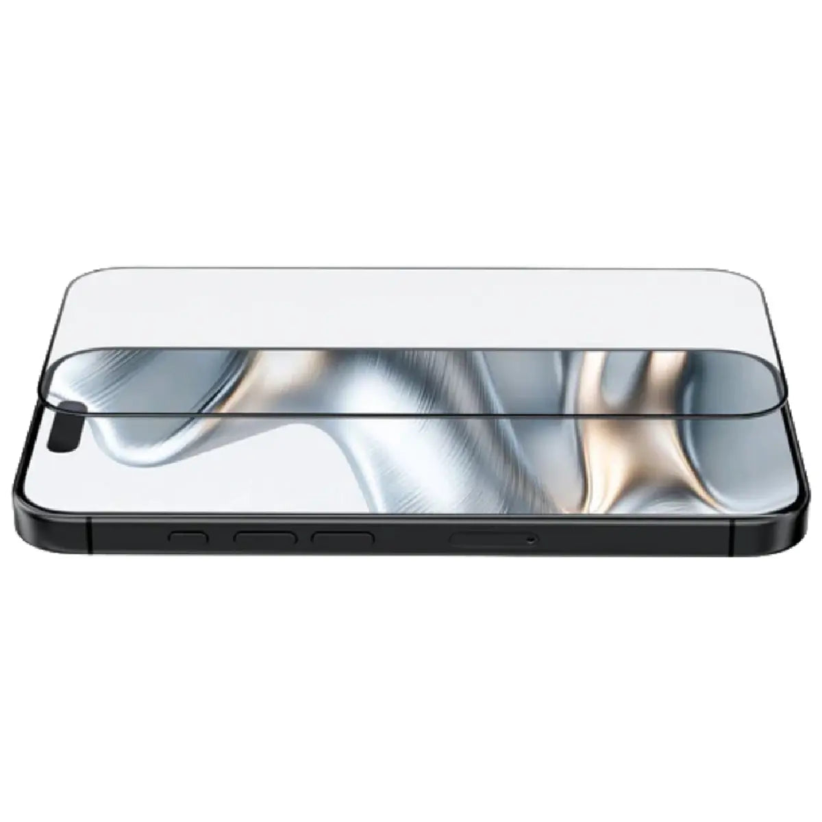 Aulumu AF01 Screen Protector on iPhone 17 Pro Max Flat Angle View