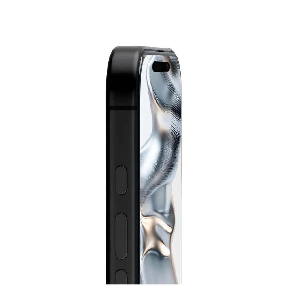 Aulumu AF01 Screen Protector Slim Edge Profile on iPhone 17 Pro Max Side View