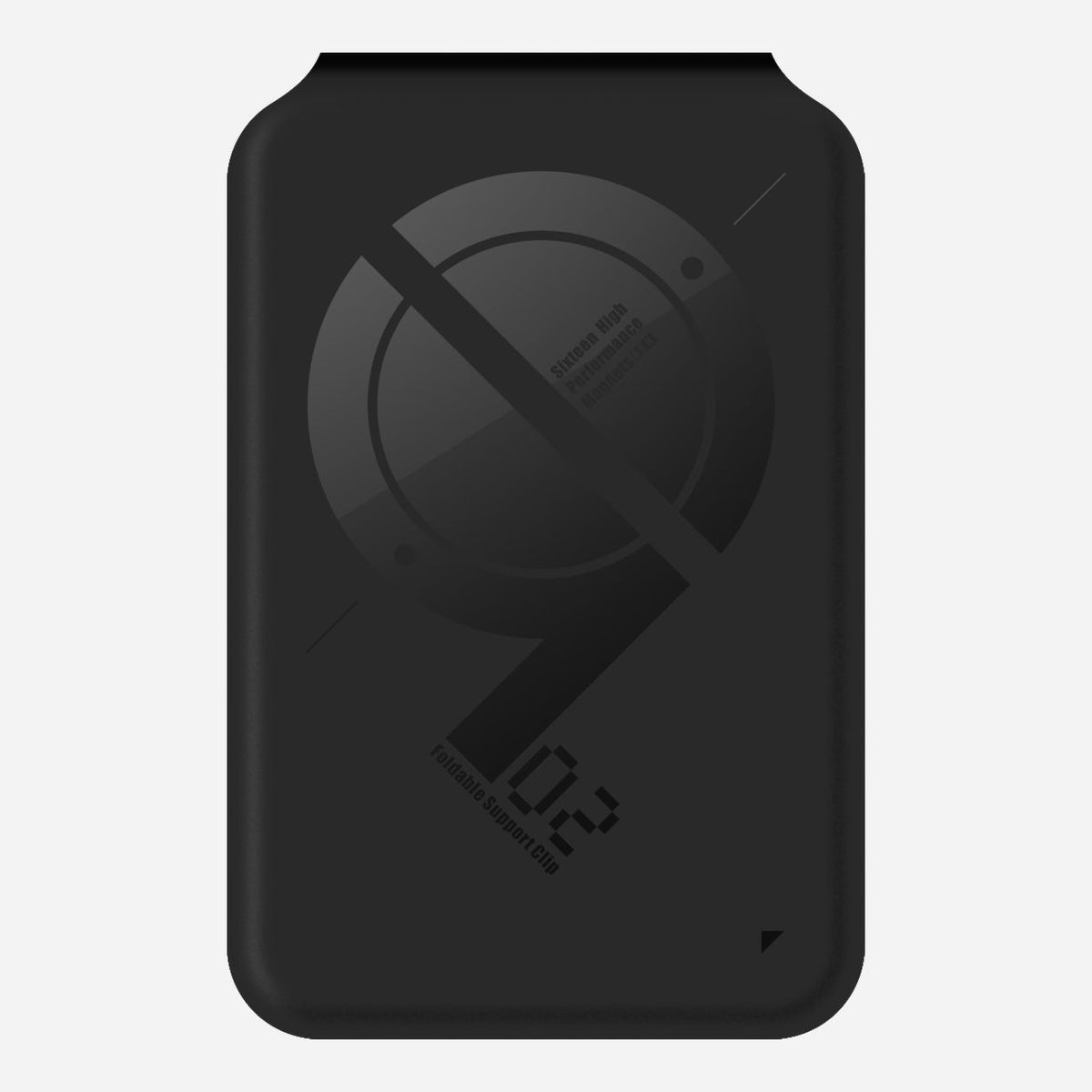 Aulumu G02 Flip Wallet Black MagSafe Back