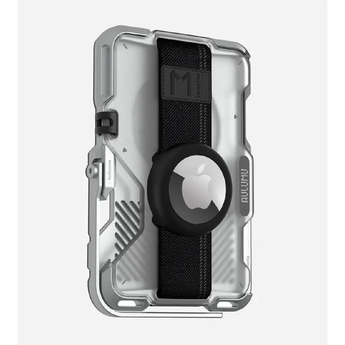 Aulumu G03 Frosted Wallet White AirTag Holder