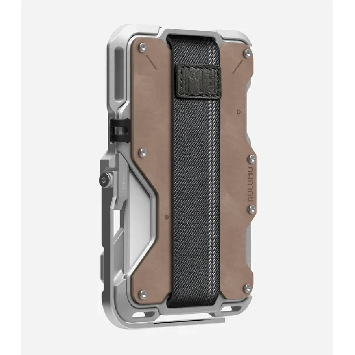 Aulumu G03 Leather Wallet Brown Grip Strap